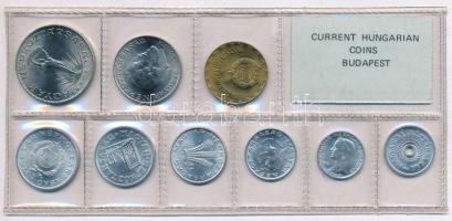 1981. 2f-10Ft (9xklf) érmés forgalmi sor fóliatokban T:1 Adamo FO14