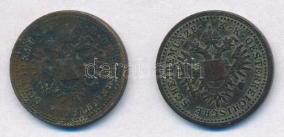 1851B 2kr Cu (2x) T:2-,3 ph., patina