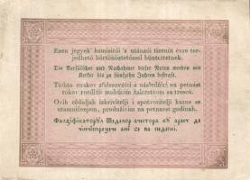 1848. 5Ft "Kossuth bankó" barna (9x) kézzel értéktelenítve, benne értékszám elcsúszások T:...