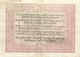 1848. 5Ft "Kossuth bankó" barna (5x) benne értékszám elcsúszás, "florini" szóban...