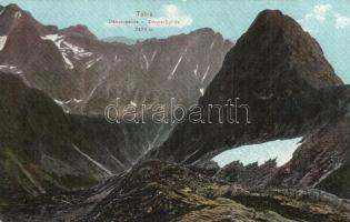 Tátra, Dénes-csúcs. Feitzinger Ede No. 1087. / mountain peak