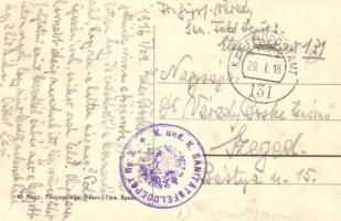 Osztrák-magyar katonák kis hegyi ágyúkat vontatnak lovakkal / Kleine Gebirgskanonen / Austro-Hungari...