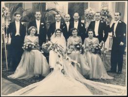 1936-1938 Vegyes fotó tétel, 15 db, közte báli (pl.: MAC garden-party  (1936. jún., nov., dec., (6 d...