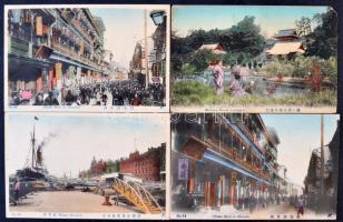 15 db VEGYES ázsiai városképes lap / 15 mixed Asian town view postcards