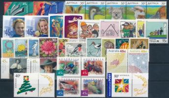 Ausztrália 1966-2002 36 klf bélyeg, közte sorok, ötöscsík, Australia 1966-2002 36 stamps