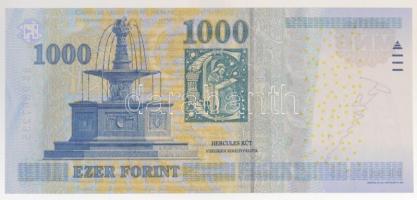 2011. 1000Ft "DB" a tervező, Vagyóczky Károly aláírásával T:I