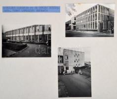 cca 1970-1980Különféle ipartörténeti jegyzetek, nyomtatványok gyűjteménye, részben mappákban, egy részük kiadásra előkészítve, Magyarországi textilgyárak története, bányászat, Grád Gusztáv: A bőrgyártás technológiája és a bőrgyárak építészete(közte kb. 60 db fotóval, feliratozva, kb. 16 db tervrajzzal és ábrákkal), cipőgyártás (37 db fotóval, kartonlapokon), külön mappában további kb. 100-120 db tervrajzzal és ábrákkal és kb. 13 db fotókkal. Érdekes, átnézendő anyag.