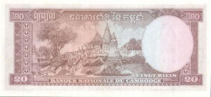 Kambodzsa 1968-72. 1R, 20R, 50R, 100R, 500R teljes sor! T:I