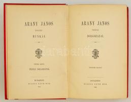 Arany János prózai dolgozatai. Arany János összes munkái V. kötet. Bp.,1884, Ráth Mór. Második kiadá...