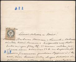 cca 1870-1890 10 db okmánybélyeges okmány