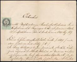 cca 1870-1890 10 db okmánybélyeges okmány