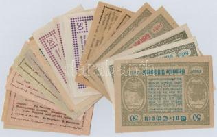 Ausztria 1920-1921. 30db-os papír szükségpénz tétel Altaist, Abstetten, Altschwendt, Altmünster, Alt...