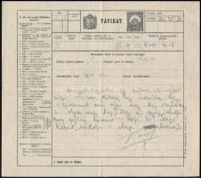 cca 1860-1930 10 db vegyes okmánybélyeges okmány és levél