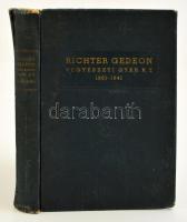 A Richter Gedeon évkönyve: Richter Gedeon Vegyészeti Gyár Rt. 1901-1941. Bp., é. n., Richter Gedeon. Egészvászon kötésben kissé viseltes állapotban