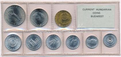 1981. 2f-10Ft (9xklf) érmés forgalmi sor fóliatokban T:1 Adamo FO14