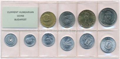 1989. 2f-20Ft (10xklf) érmés forgalmi sor fóliatokban T:1 
Adamo FO22
