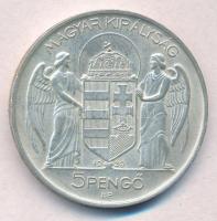 1939. 5P Ag "Horthy balra" T:1-
Adamo P8.2