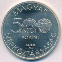 1986. 500Ft Ag "Labdarúgó Világbajnokság - Mexikó 1986 - Stadion" T:BU 
Adamo EM94