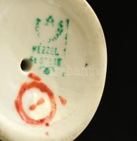 Hollóházi madárka, porcelán, kézzel festett, hibátlan, jelzett, m: 14 cm