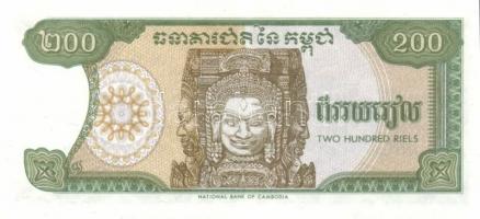 Kambodzsa 1990-92. 50R, 100R, 200R, 500R, 2000R egy kivételével teljes sor! T:I