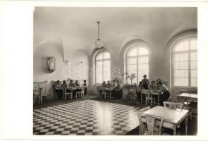 1938 Budapest XI. Az Isteni Megváltó Leányai Budai Szent Margit tan- és nevelőintézete, belső. Szent...