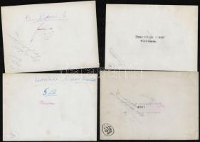 cca 1960 Tiszavölgyi József (1909-?) budapesti fotóriporter hagyatékából 21 db vintage fotó, többség...