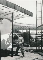 cca 1970 Zsigri Oszkár (1933-?) budapesti fotóművész hagyatékából 4 db vintage fotó, kettő feliratoz...