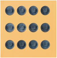 Szomália 2000. 10Sh "A kínai horoszkóp 12 jegye" (12xklf) dísztokos szettben T:BU 
Somali...