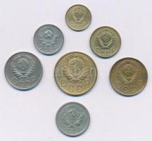 Szovjetunió 1935-1957. 1k-20k (7xklf) T:2
Soviet Union 1935-1957. 1 Kopek - 20 Kopeks (7xdiff) C:XF