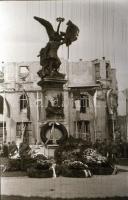 1948 Budapest, katonai ünnepség a budai várban, díszszázad, főtisztek, 24 db vintage negatív Rózsa G...