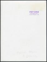 cca 1980 Fodor Ferenc (?-?) soproni fotóművész hagyatékából ,,A szónok" című vintage alkotás, a...