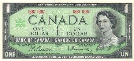 Kanada 1967. 1$ emlékkiadás T:I