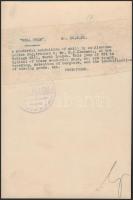 1931 Rendőrkutya kiképzése, angolul feliratozott vintage  sajtófotó, 23x15 cm