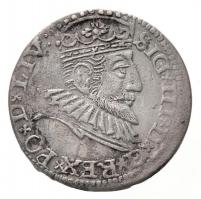 Lengyel Királyság / Riga 1593. 3Gr Ag III. Zsigmond (2,18g) T:2 /  Poland / Riga 1593. 3 Grossus Ag Sigismund III (2,18g) C:XF Kopicki 8189.