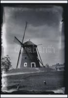 Szélmalmok, mai és régi nagyítások, 6 db fotó, 8,5x13 cm és 25x18 cm között / windmills, 6 modern copies of vintage photos