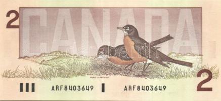 Kanada 1986. 2$ (2x) 2klf aláírással T:I