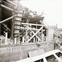 cca 1971 Budapest, Moszkva téri metró építkezés felszíni munkái, 11 db szabadon felhasználható, vint...
