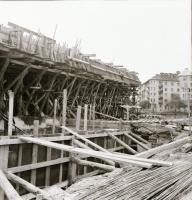 cca 1971 Budapest, Moszkva téri metró építkezés felszíni munkái, 11 db szabadon felhasználható, vint...