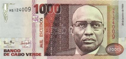 Zöld-foki szigetek 1989. 100Esc, 200Esc, 500Esc, 1000Esc, 2500Esc teljes sor! T:I