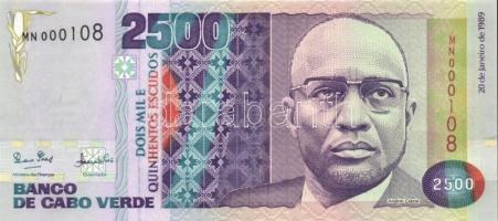 Zöld-foki szigetek 1989. 100Esc, 200Esc, 500Esc, 1000Esc, 2500Esc teljes sor! T:I