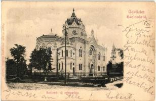 1902 Szolnok, Új zsinagóga, izraelita templom. Szigeti H. udvari fényképész kiadása