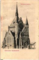 ~1903 Szolnok, Református templom. Szigeti H. udvari fényképész felvétele
