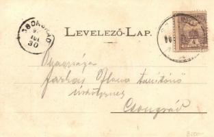 ~1903 Szolnok, Református templom. Szigeti H. udvari fényképész felvétele