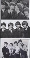 cca 1966 Beatles együttes, 4 db mai nagyítás Fekete György (1904-1990) budapesti fényképész hagyatékából, 10x15 cm