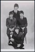 cca 1966 Beatles együttes, 4 db mai nagyítás Fekete György (1904-1990) budapesti fényképész hagyaték...