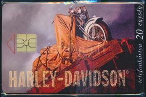 1 db Harley Davidson motívumos telefonkártya, bontatlan csomagolásban