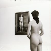 cca 1979 Szolidan erotikus felvételek, 8 db vintage negatív Menesdorfer Lajos (1941-2005) budapesti ...