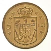 Románia 1930KN 5L Ni-sárgaréz "I. Mihály" T:1
Romania 1930KN 5 Lei Ni-Brass "Mihai I...