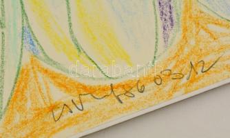 Cs. Németh Miklós (1934-2012): Aktok, pasztell, karton, jelzett, 65×33 cm