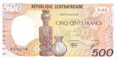 Közép-Afrikai Köztársaság 1986.01.1. 500Fr T:I